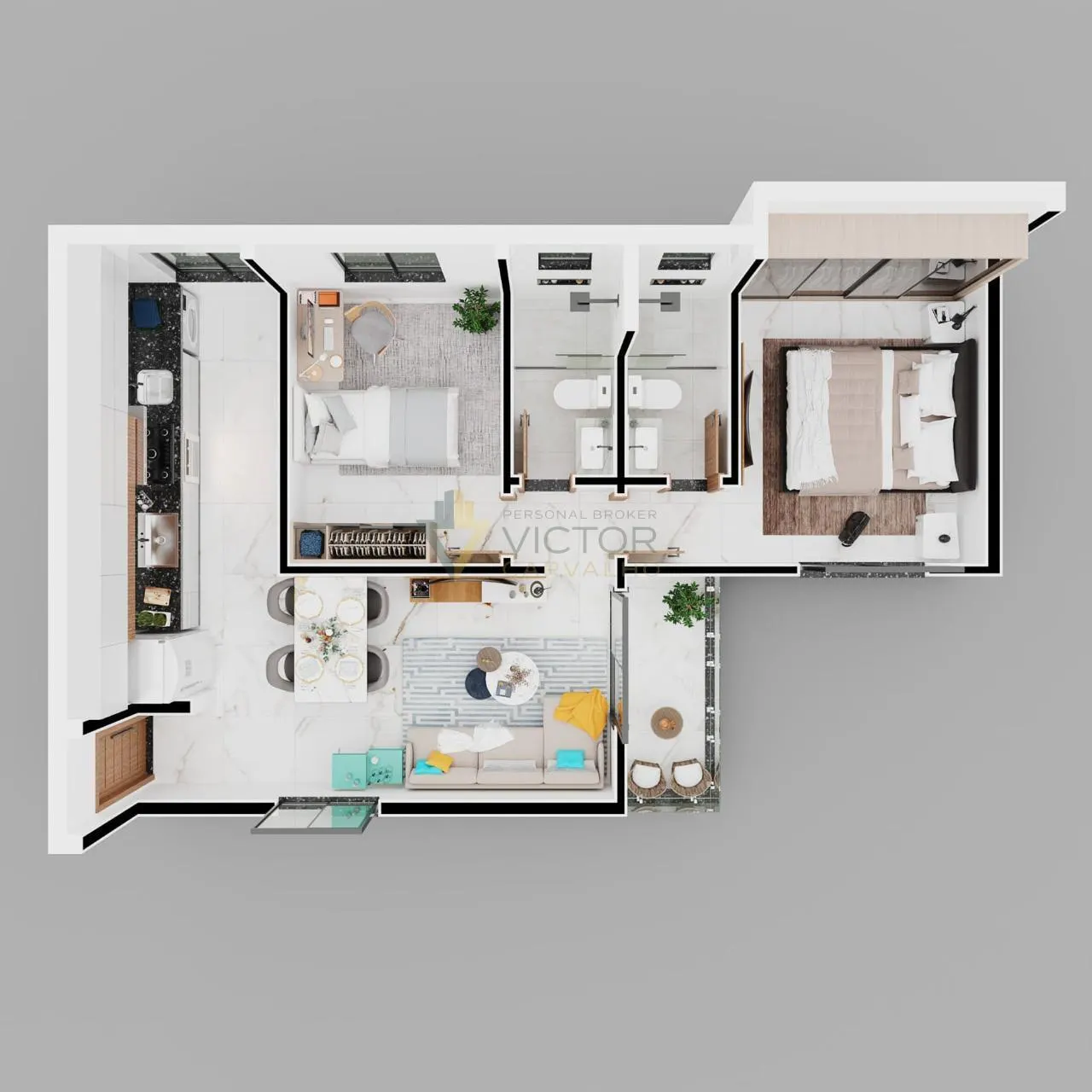 Apartamento em Dom Bosco · Ref. Apartamento — foto 3